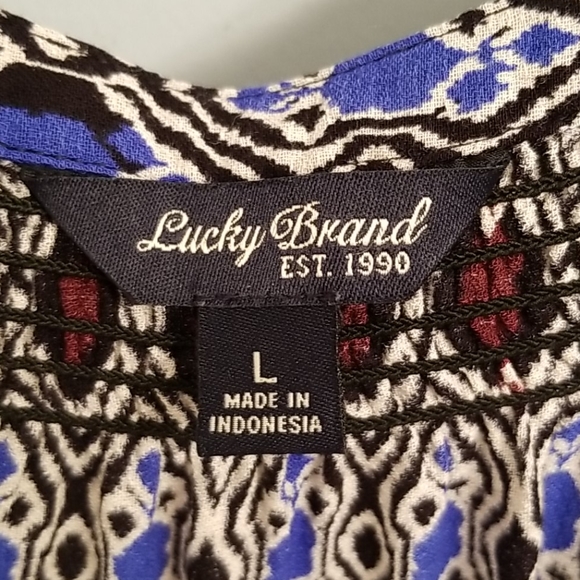 Lucky Brand Long Sleeve Button Down Blouse in L - Picture 2 of 11